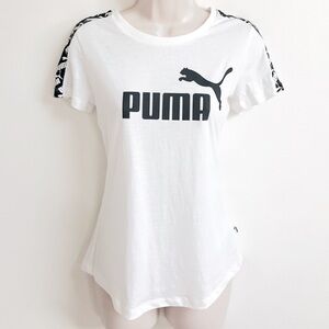 🆕 Puma women’s short sleeve white t shirt top